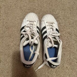 Adidas womens White and Black Sneakers